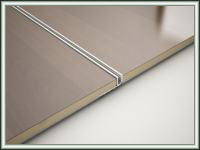 Anodizadas molduras en aluminio para pisos flotantes perfiles.